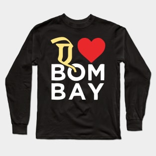 I love Mumbai Bombay Mumbaikar Maharashtra Design Long Sleeve T-Shirt